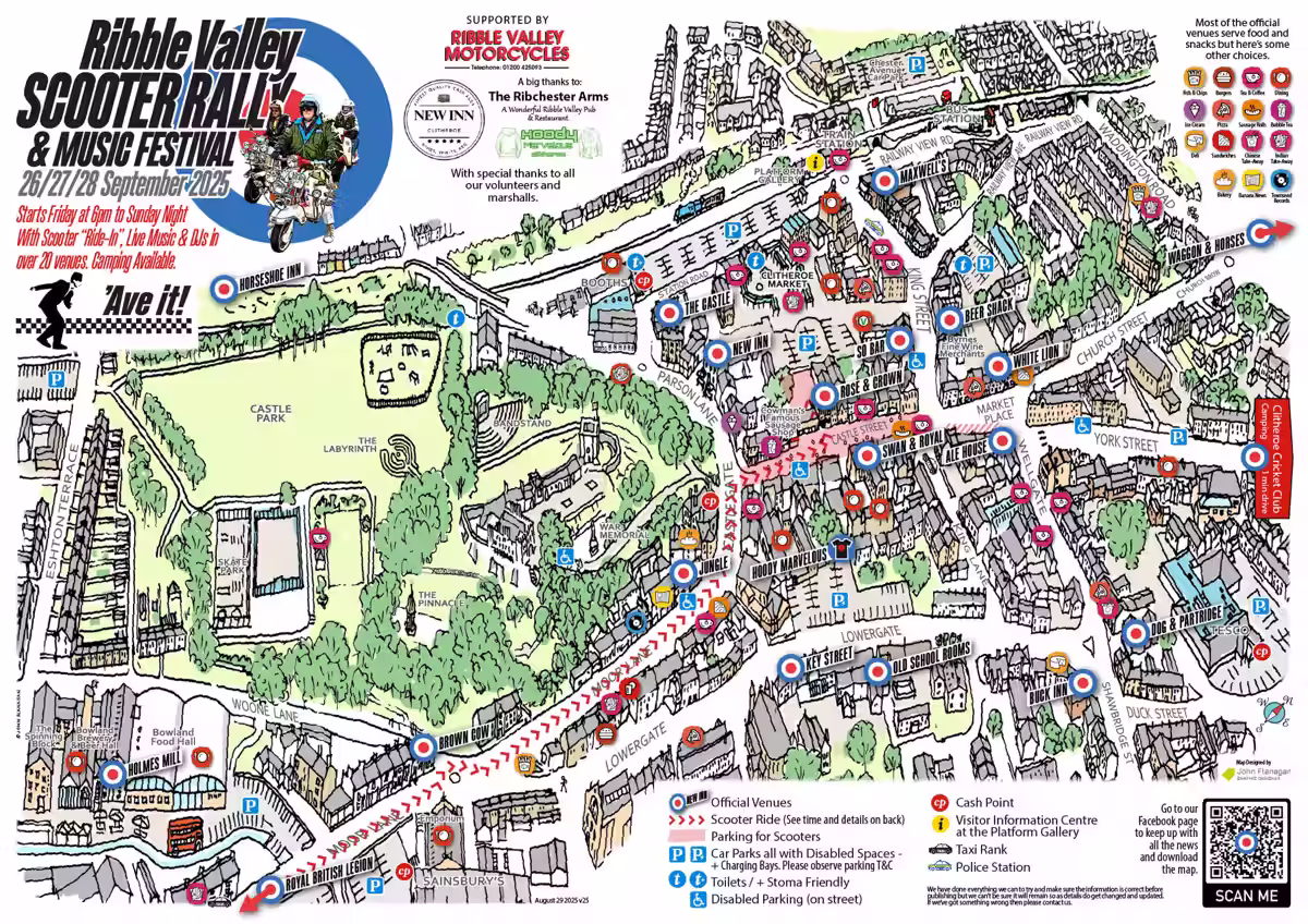 Scooter Rally Map